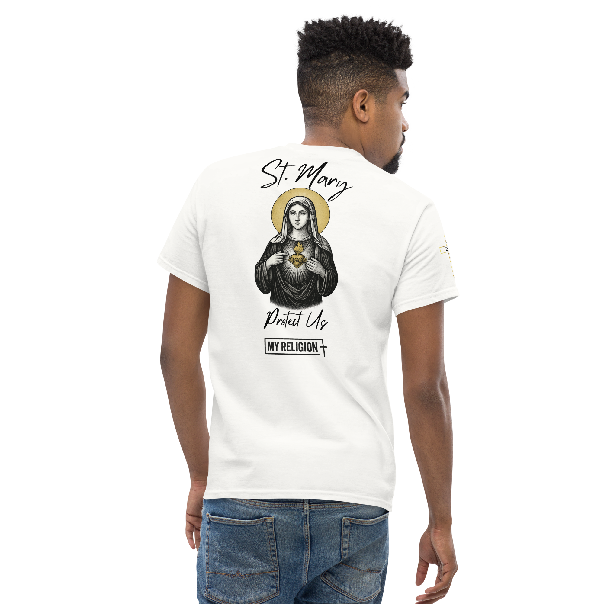 Saint Mary Classic Tee - Protect Us