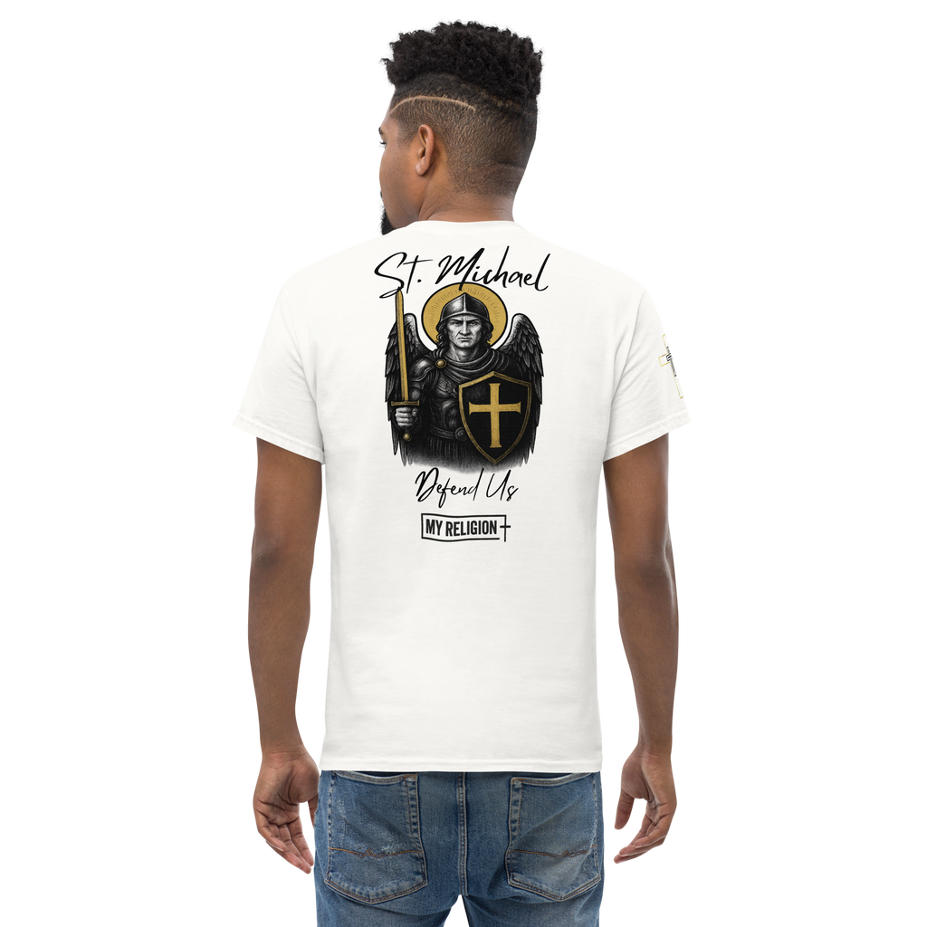 Saint Michael Classic Tee - Defend Us