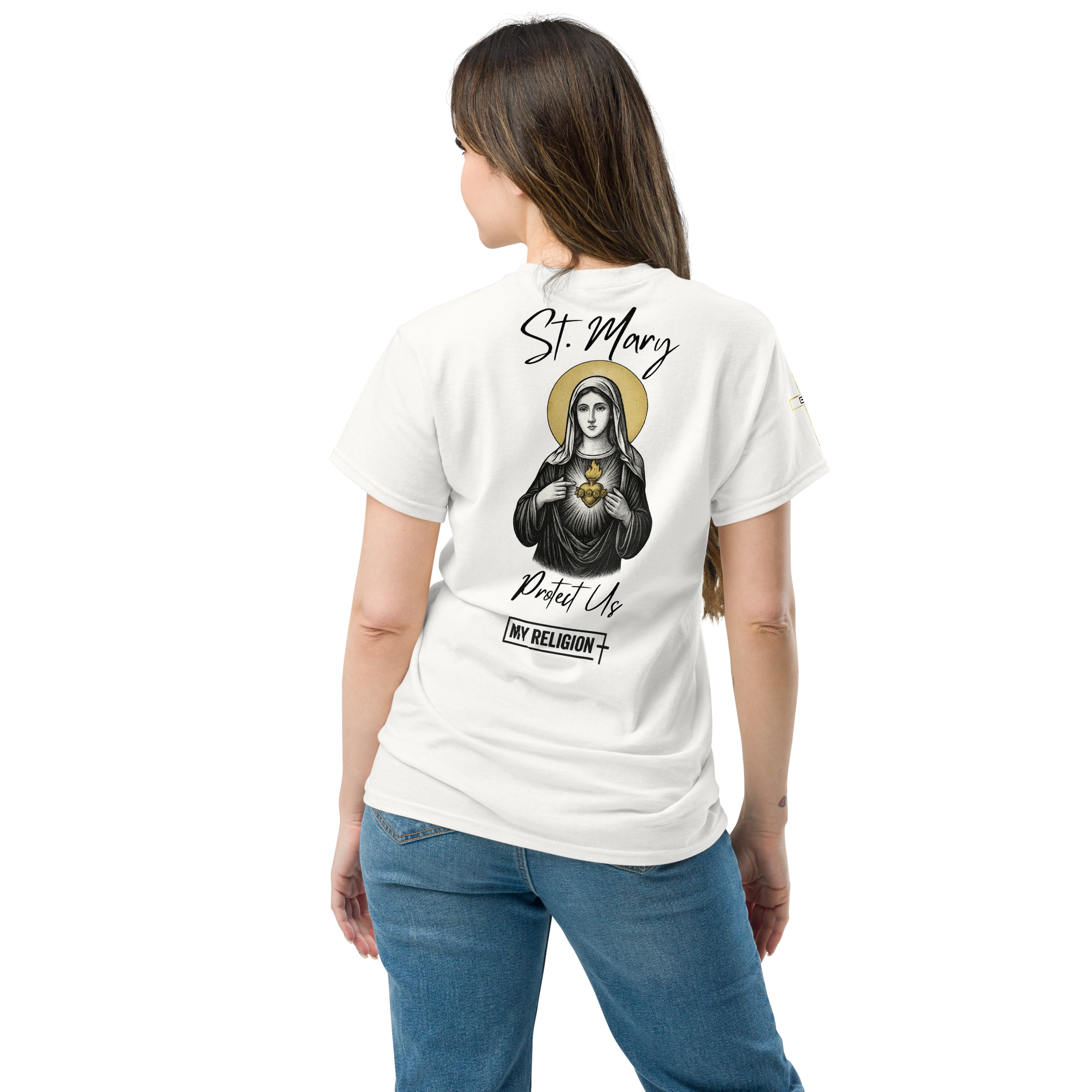 Saint Mary Classic Tee - Protect Us