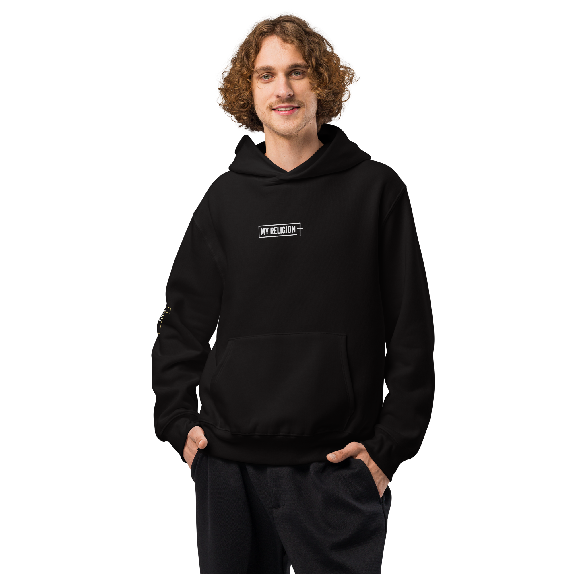 Men's Oversized Light In The Darkness Hoodie
